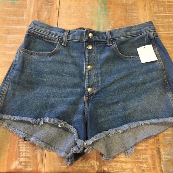 NWT rag & bone Lou high rise jean shorts 30 - Picture 2 of 8